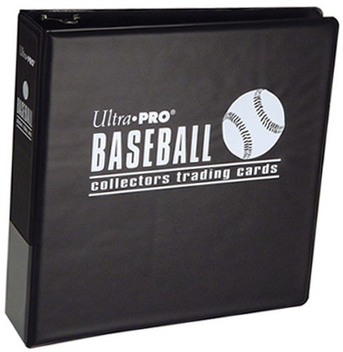 Ultra Pro 3-inch Black Baseball Album – Reinforced D-Ring, Cold-Weather Rated, Indexed Spine