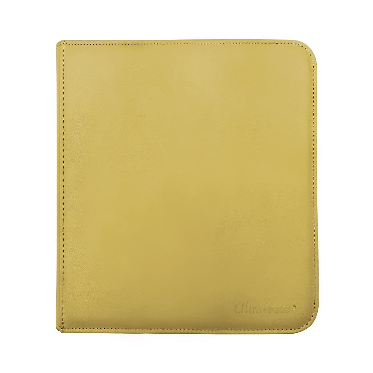 Ultra Pro UP 12-Pocket Zippered PRO Binder – Yellow | Lightweight & Durable Organizer for Kids