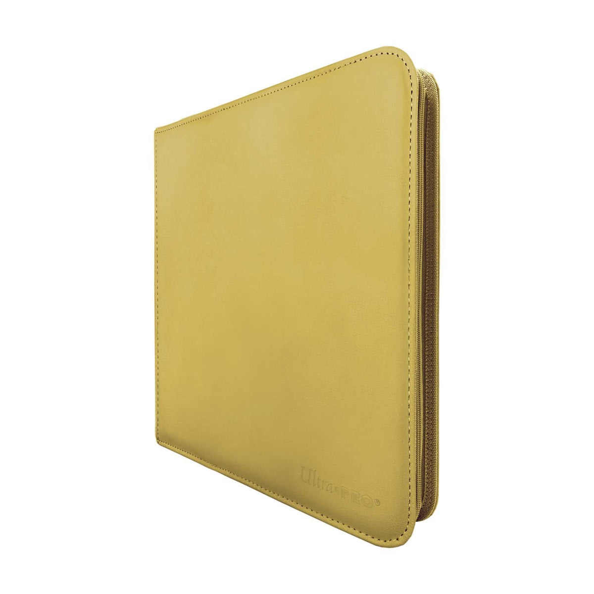 Ultra Pro UP 12-Pocket Zippered PRO Binder – Yellow | Lightweight & Durable Organizer for Kids