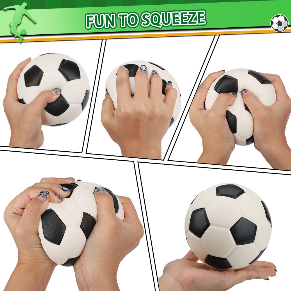 Umnodobn 5-Inch Foam Mini Soccer Balls – Indoor Hoops, Soft Squishy 3-Pack