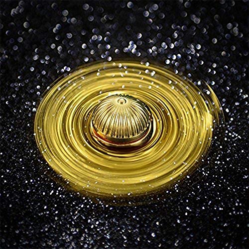 Umnodobn Gold Sphere Fidget Spinner – Premium Metal Orb Desk Toy