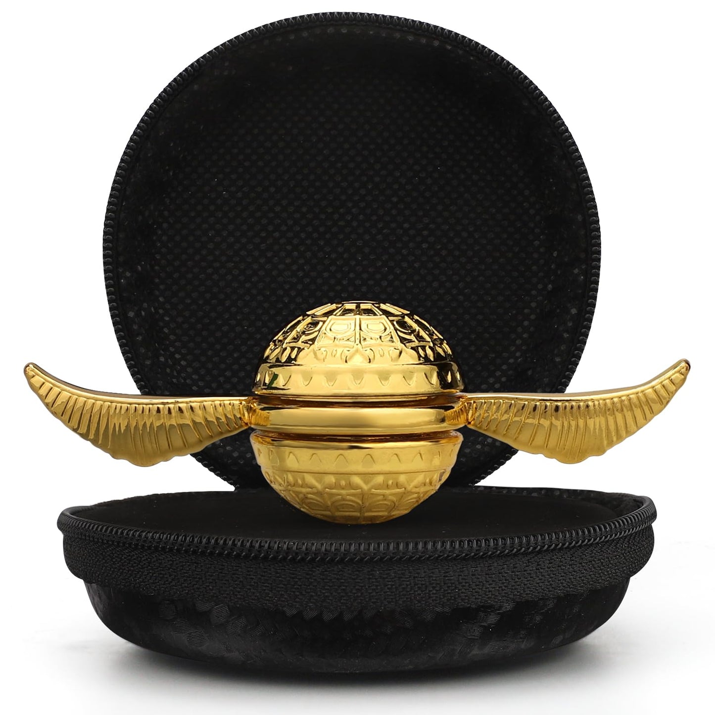 Umnodobn Gold Sphere Fidget Spinner – Premium Metal Orb Desk Toy