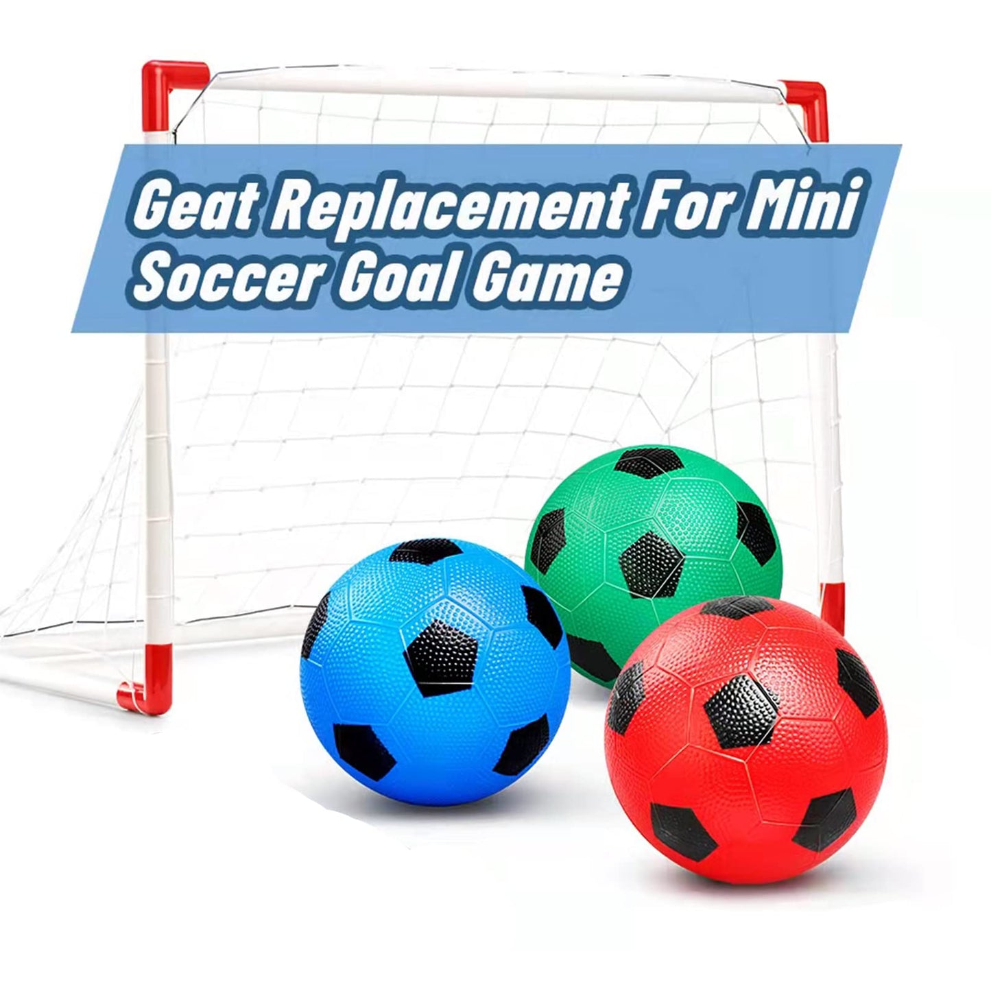 Umnodobn 5-Inch Foam Mini Soccer Balls — Soft, No-Inflation Indoor Play for Kids & Adults