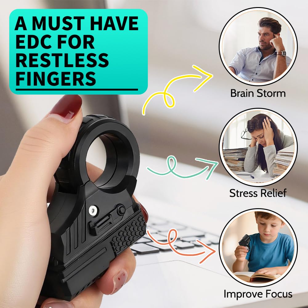 Umnodobn 5-in-1 Fidget Spinner Toy – Sensory Desk Gadget for Adults & Teens