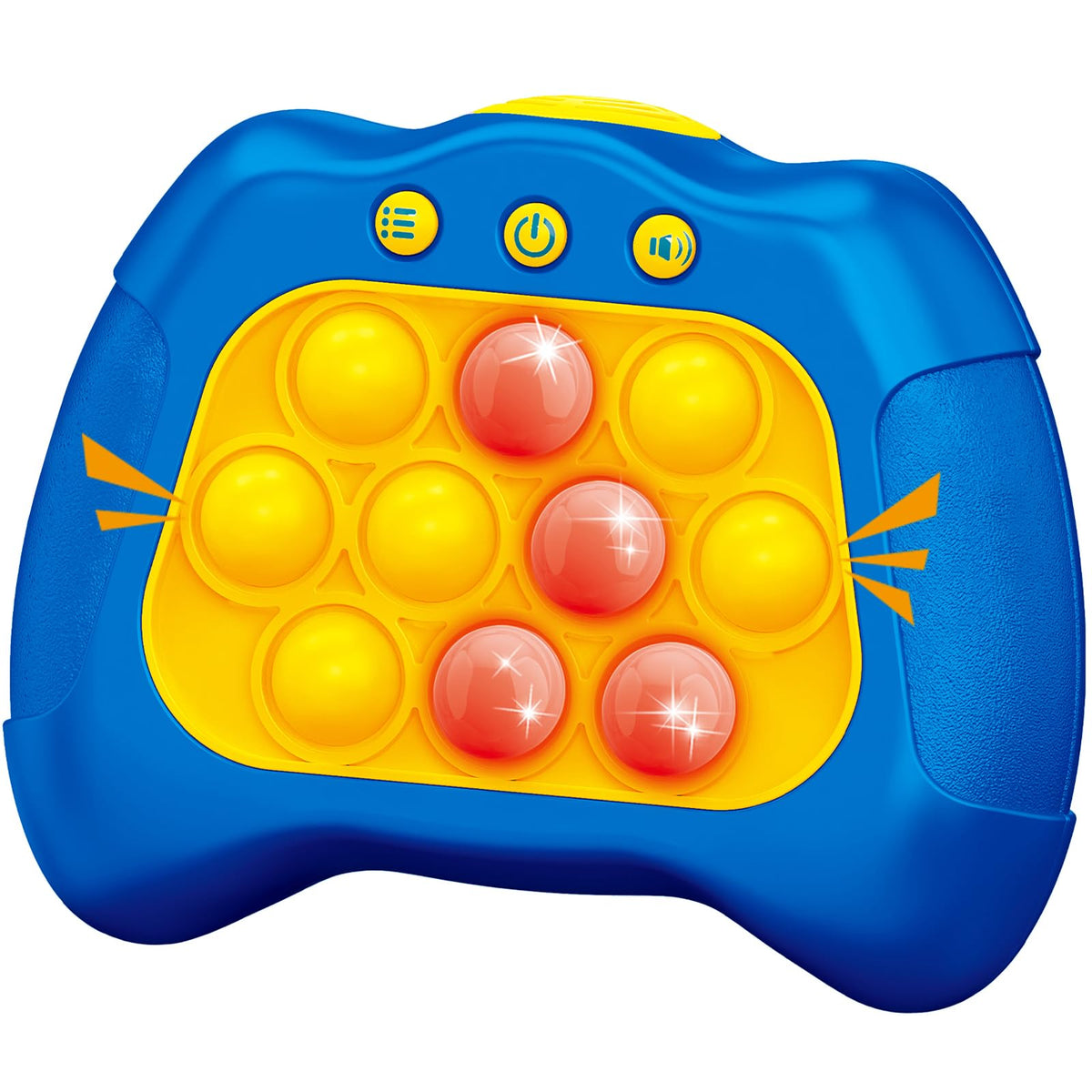 UMQYYMKO Pop Push Game Toy – Light Up Fidget Puzzle for Kids, Four Modes, Blue