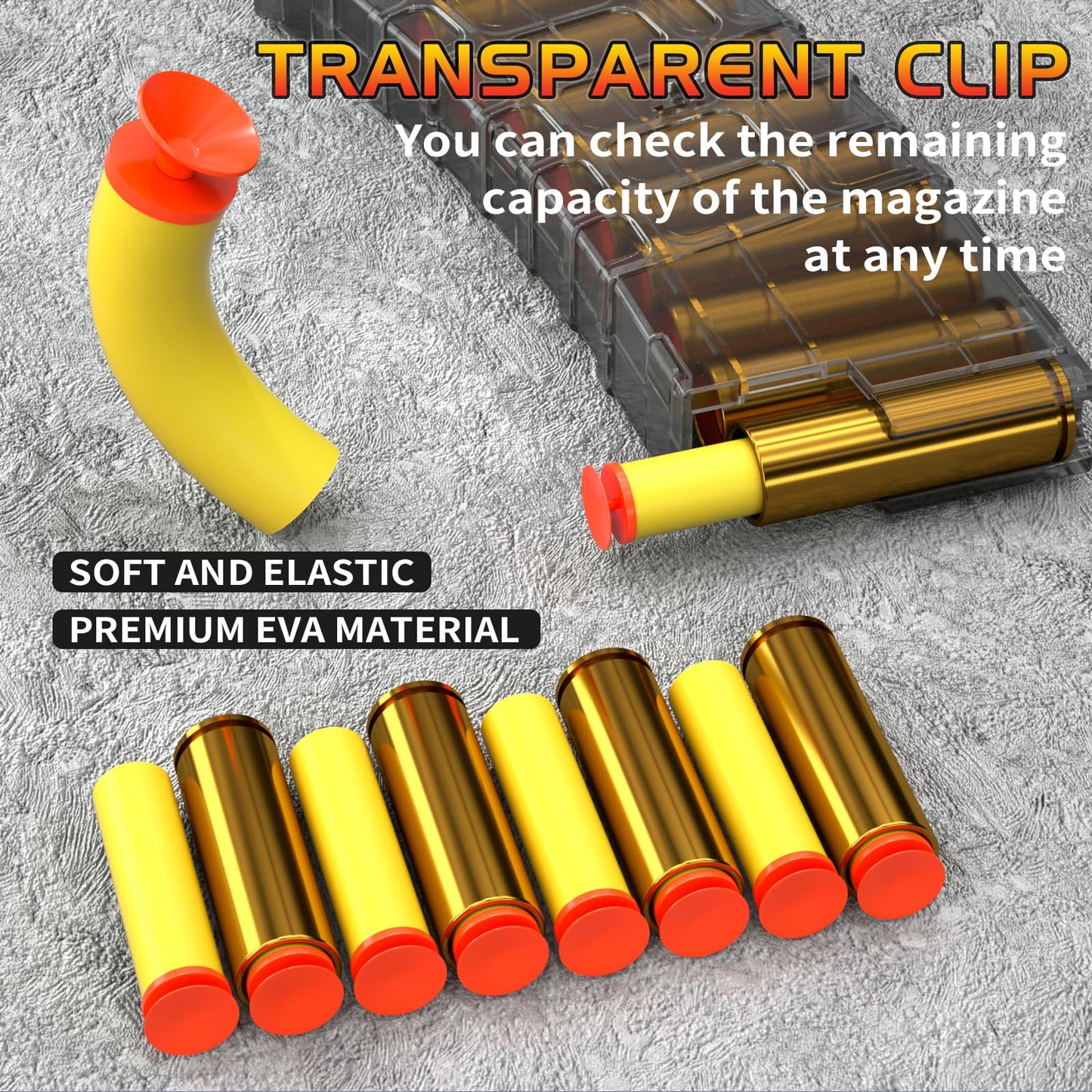 UNCLEKAISSEN Electric 2-in-1 Soft Bullet Toy Gun – Auto & Manual Foam Blaster with 80 Darts