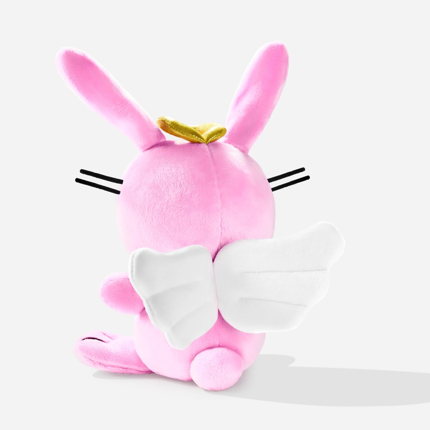 UNCUTE It's Happy Bunny Plush (Angel) – 9-Inch Poseable Ears, Collectible Plush
