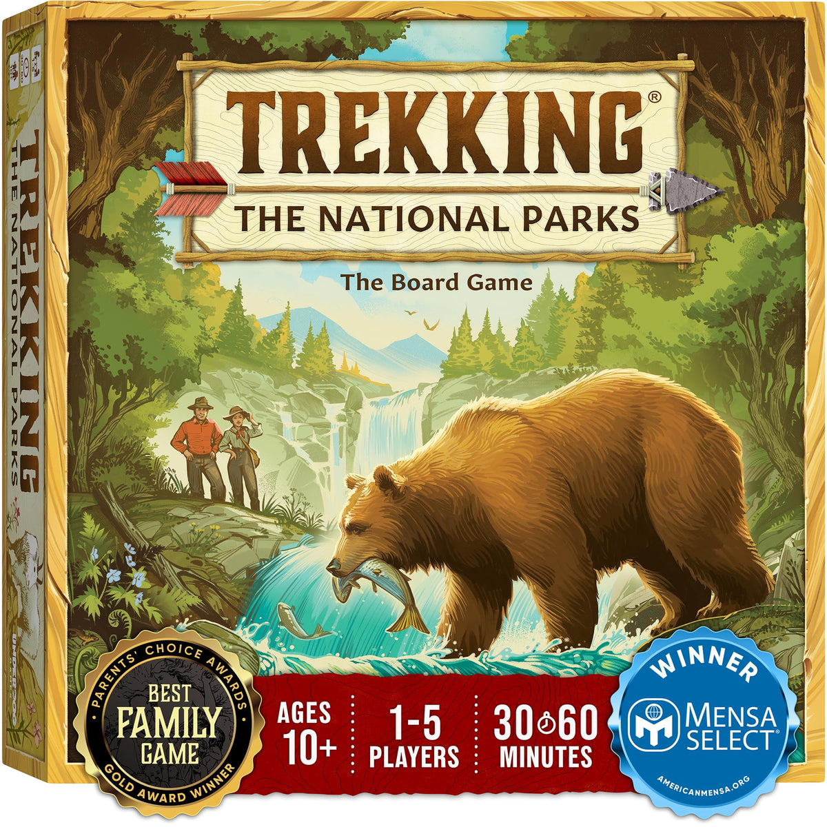 Underdog Games Trekking the National Parks – Award-Winning Family Board Game (Ages 10+)