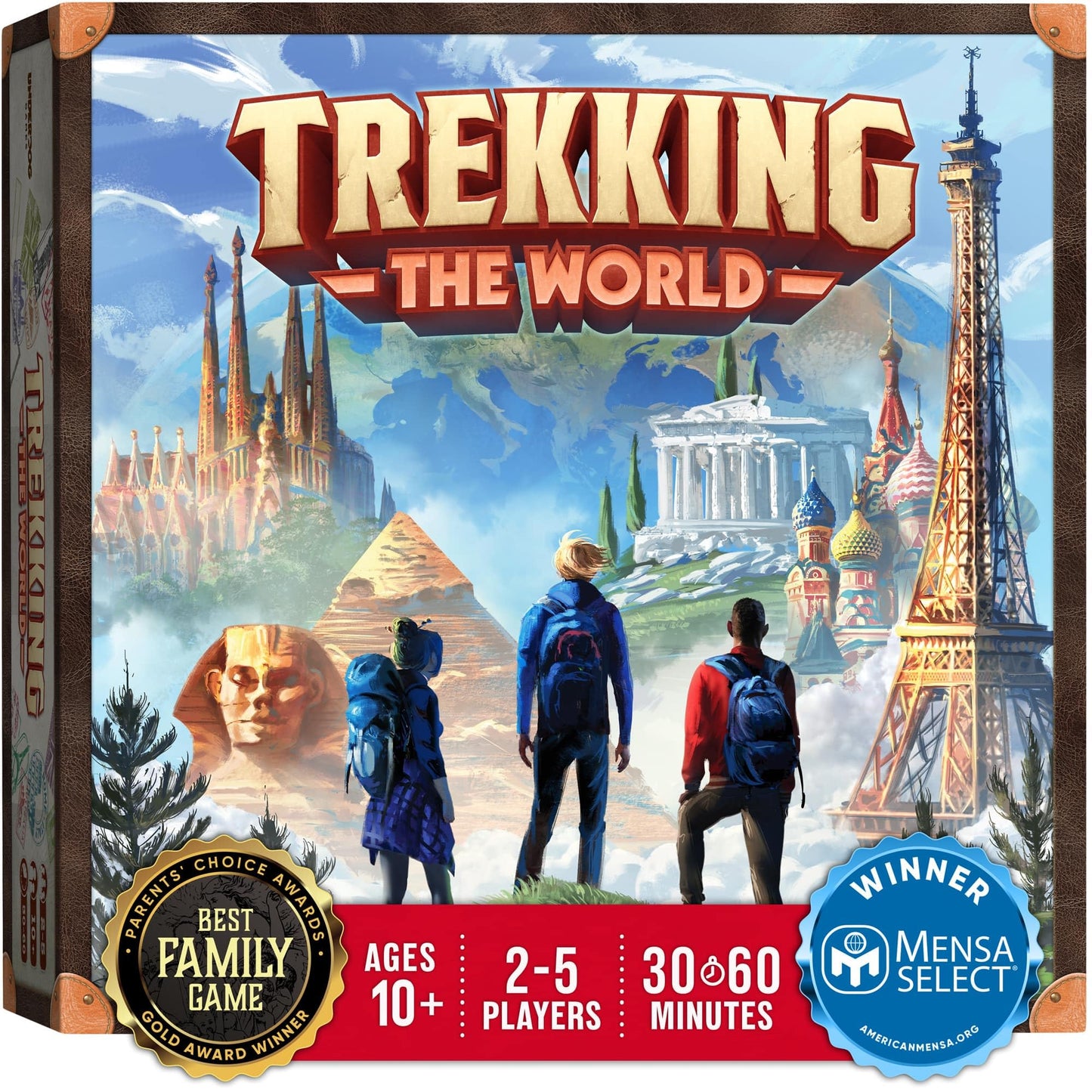 Underdog Games Trekking The World (2nd Edition) – Global Geography Family Board Game