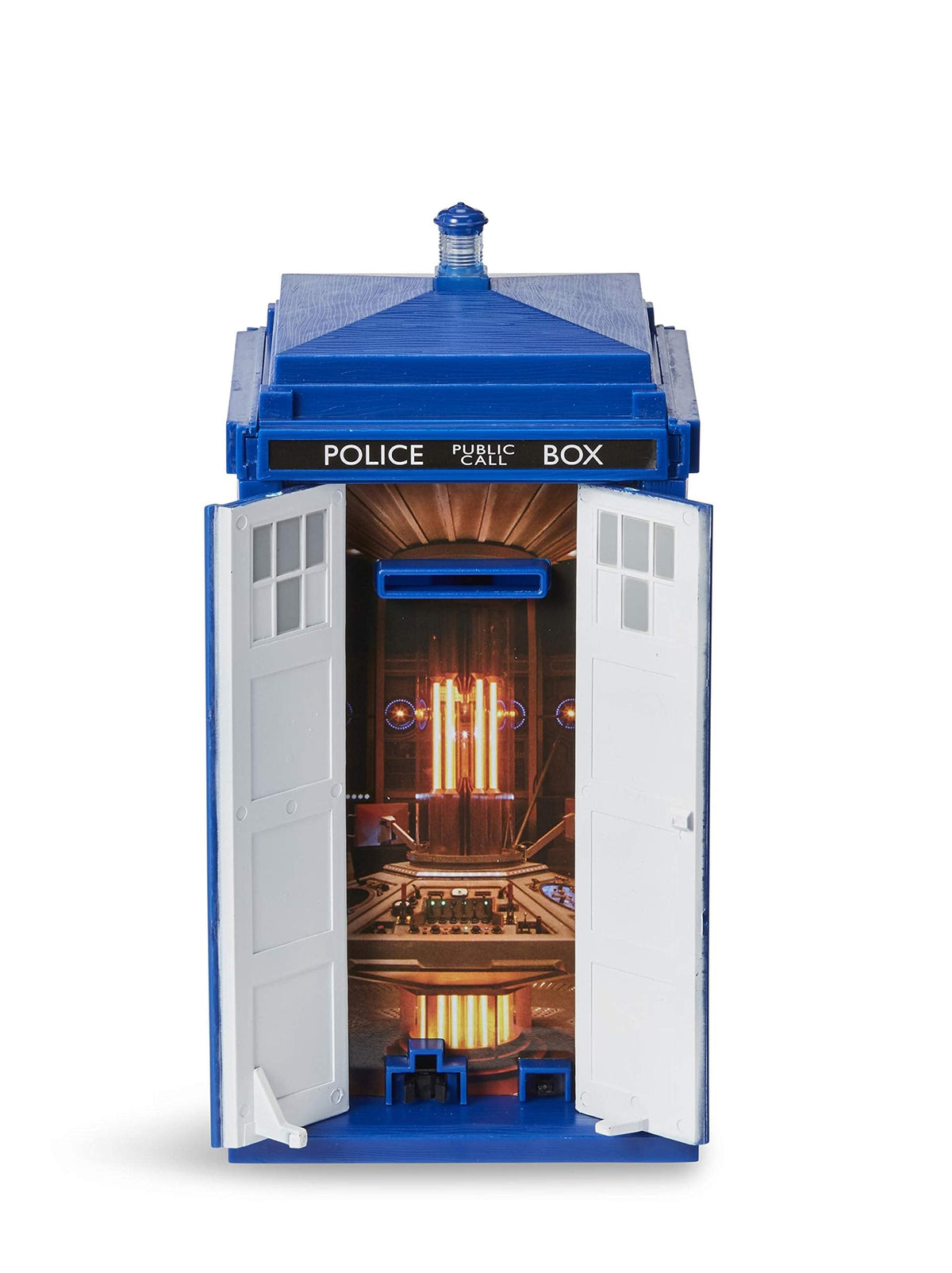 Underground Toys Doctor Who TARDIS Bank — Electronic Talking Money Bank with Lights and Opening Doors