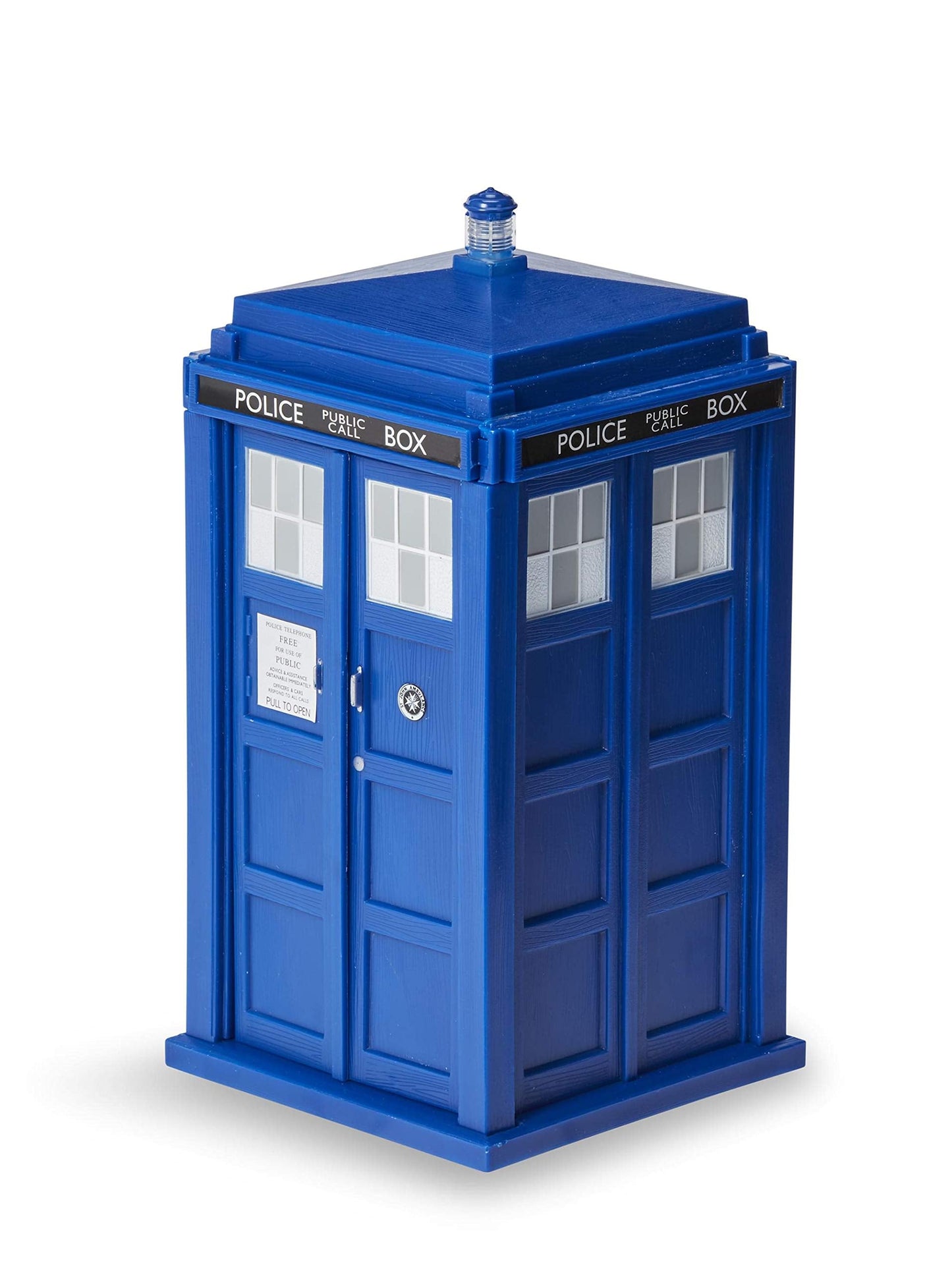 Underground Toys Doctor Who TARDIS Bank — Electronic Talking Money Bank with Lights and Opening Doors