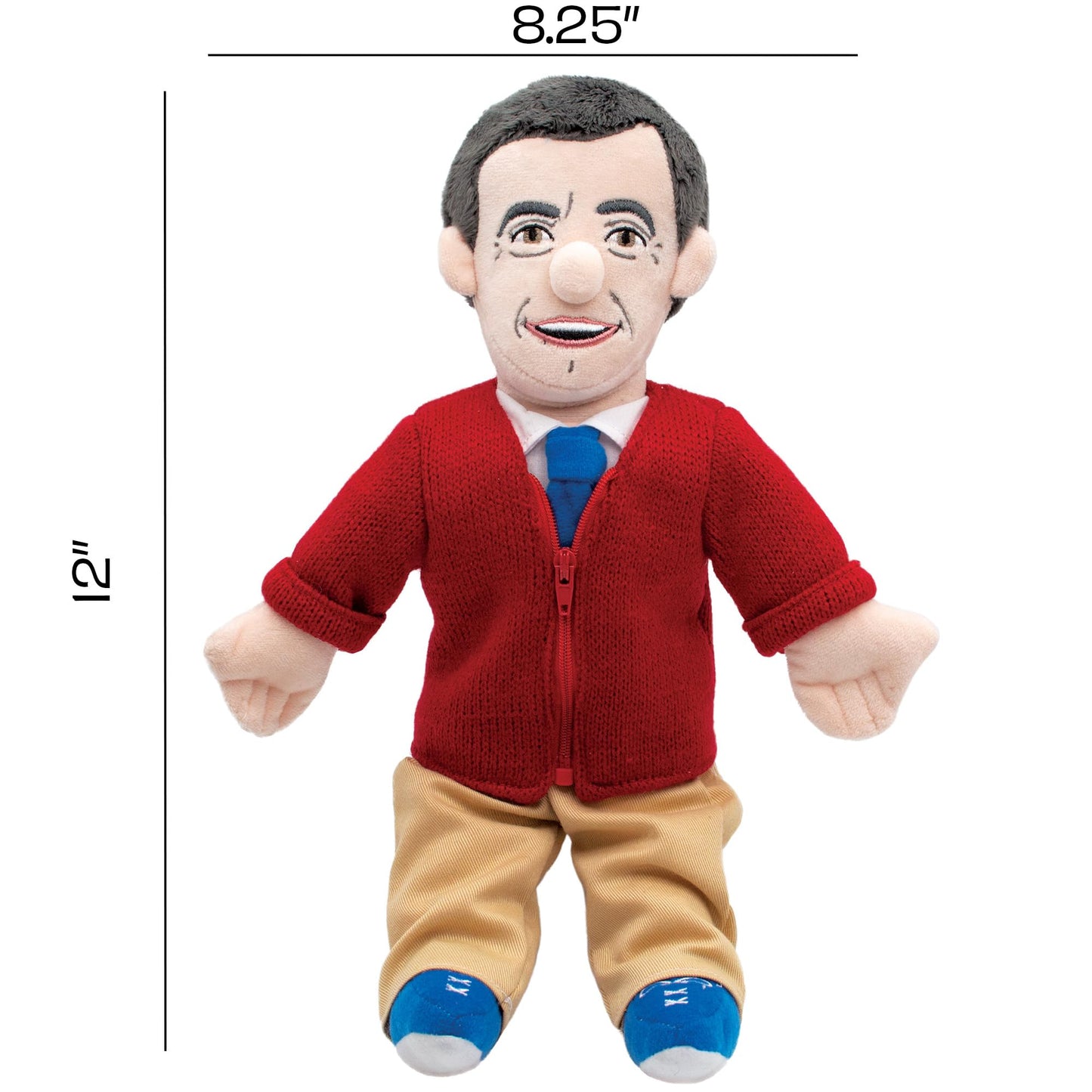 Mister Rogers Doll 12 Inch Soft Plush Officially Licensed | The Unemployed Philosophers Guild