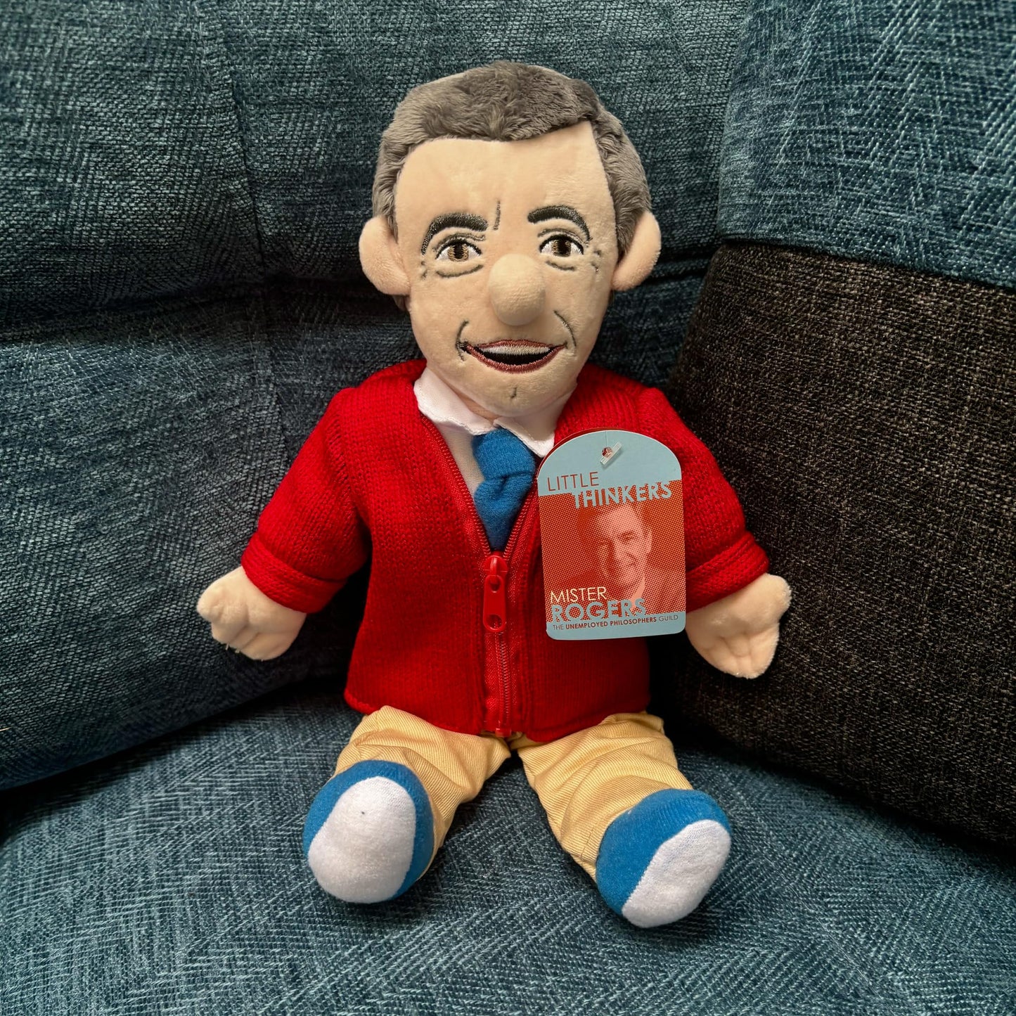 Mister Rogers Doll 12 Inch Soft Plush Officially Licensed | The Unemployed Philosophers Guild