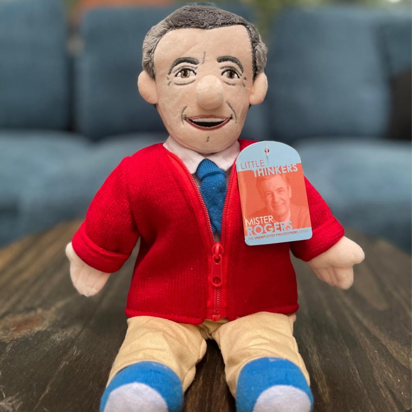 Mister Rogers Doll 12 Inch Soft Plush Officially Licensed | The Unemployed Philosophers Guild