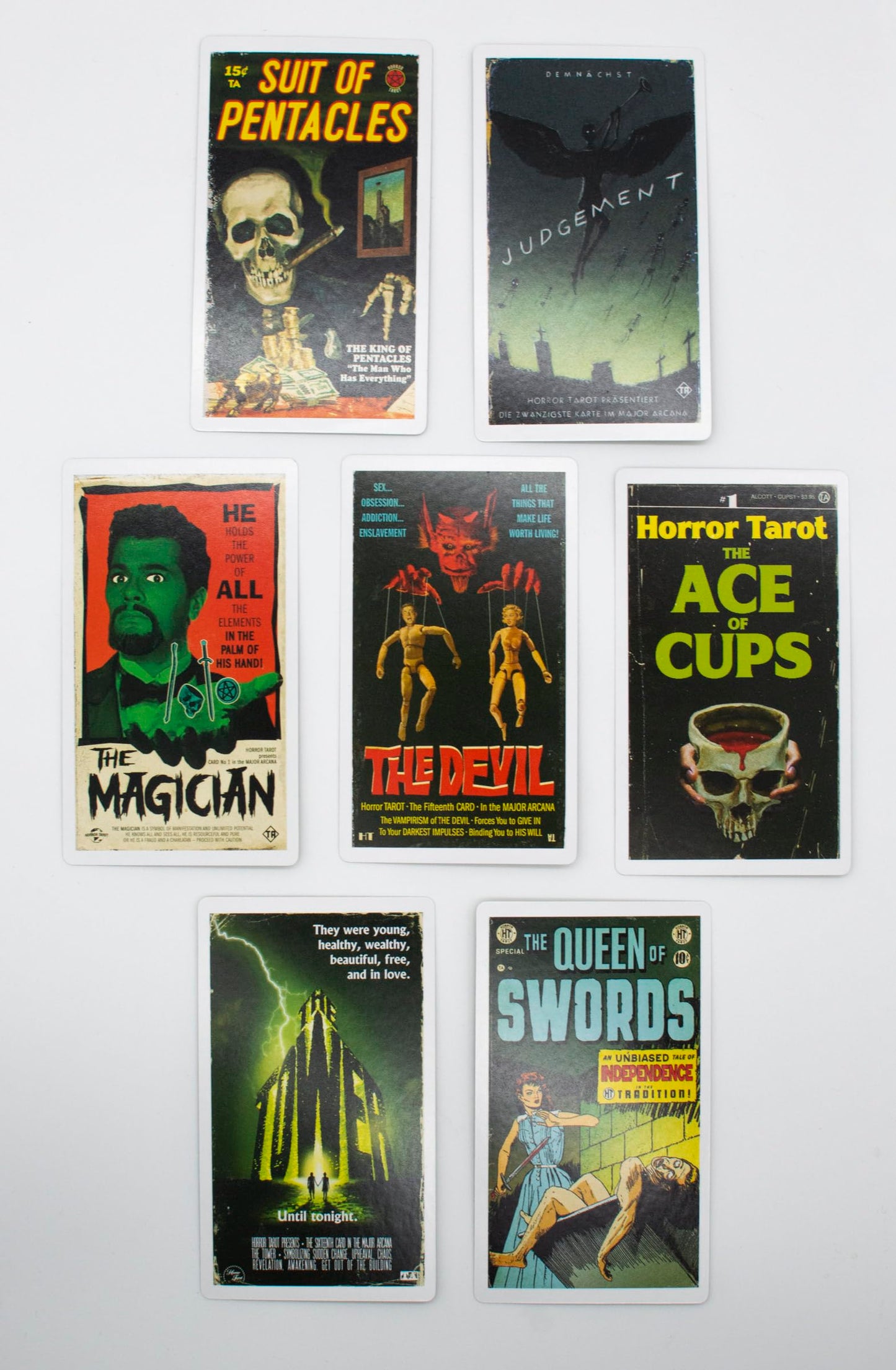 Todd Alcott Horror Tarot – 78-Card Boxed Deck by The Unemployed Philosophers Guild