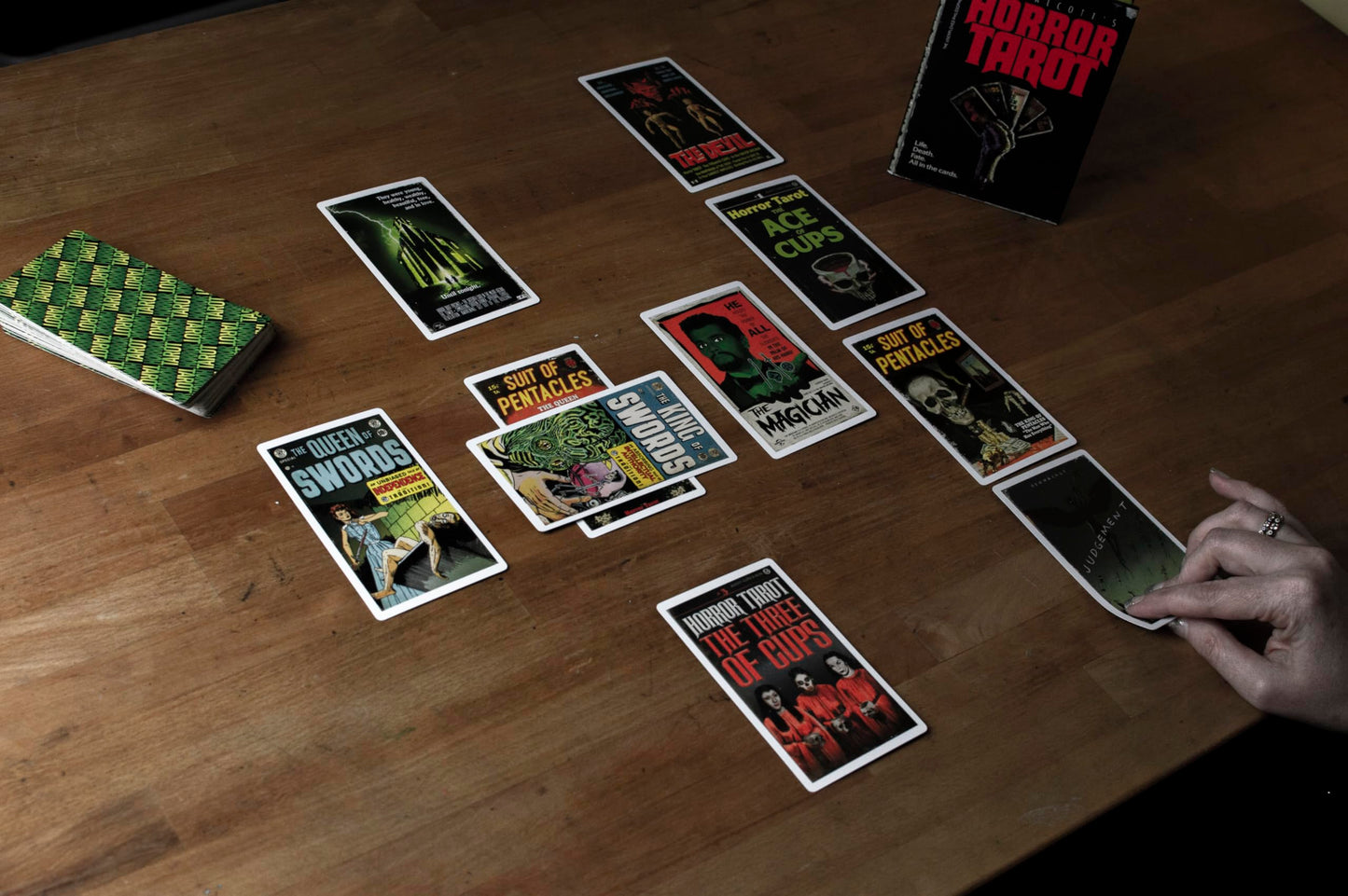 Todd Alcott Horror Tarot – 78-Card Boxed Deck by The Unemployed Philosophers Guild