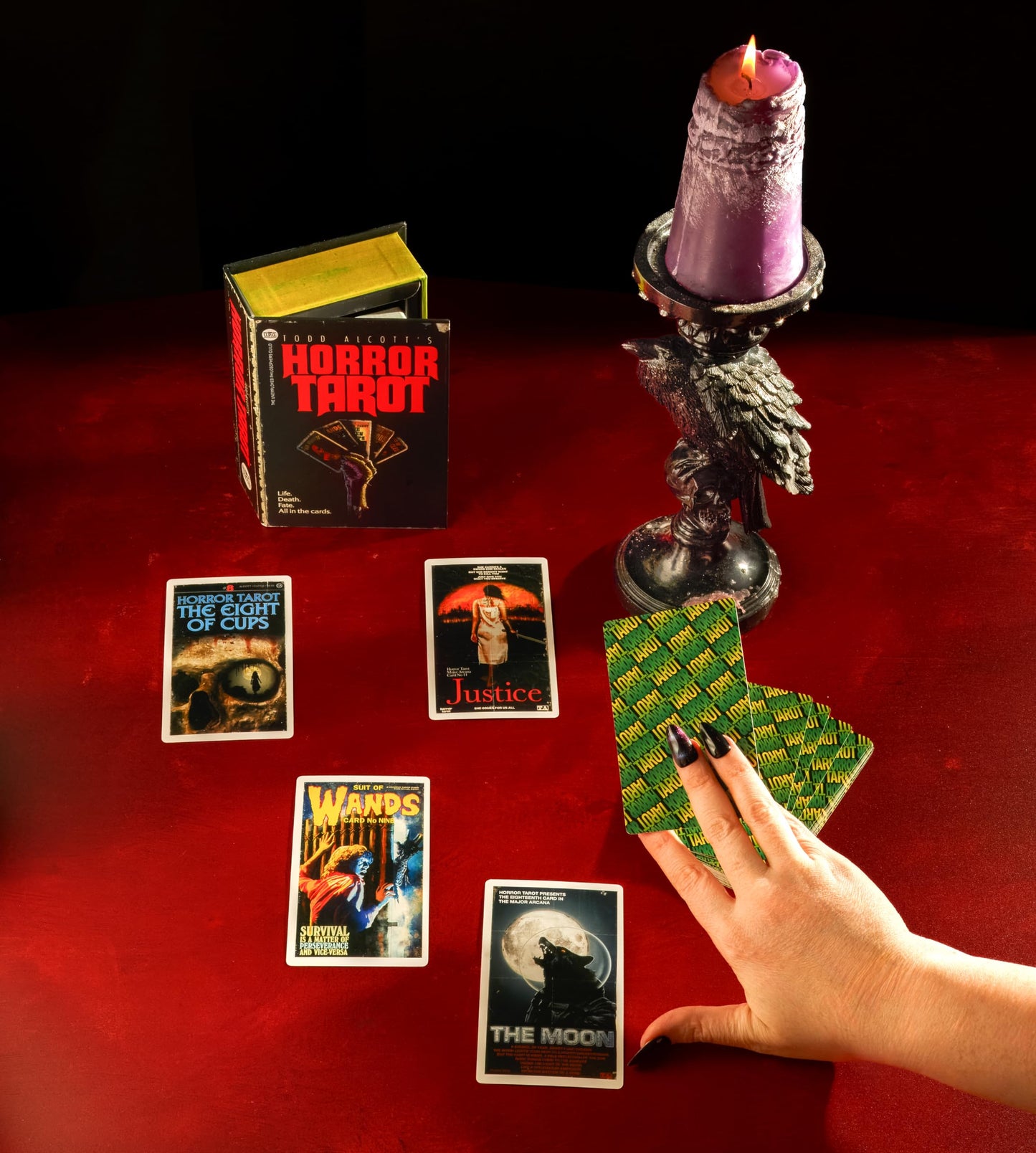 Todd Alcott Horror Tarot – 78-Card Boxed Deck by The Unemployed Philosophers Guild