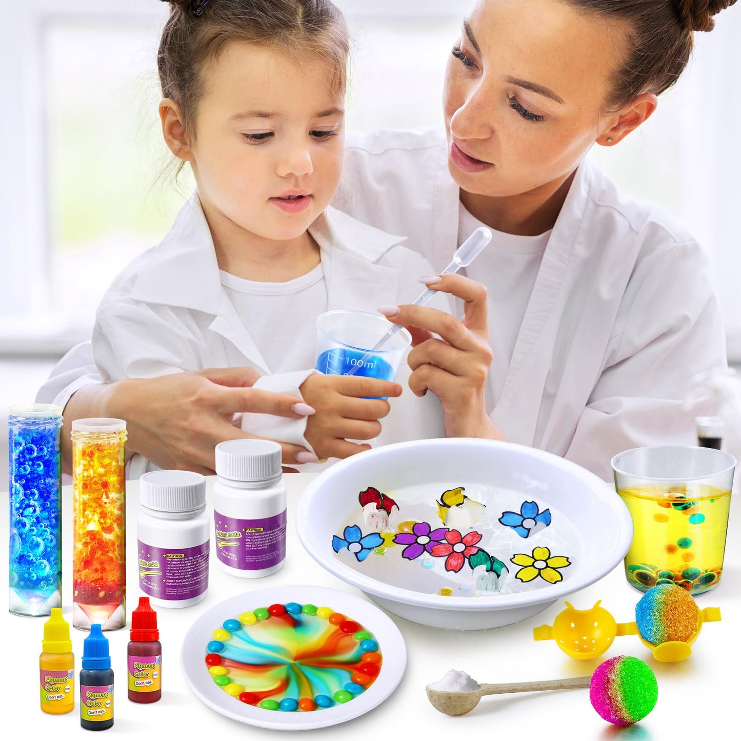 UNGLINGA 70+ Experiments Science Kit | STEM Chemistry & Physics Set for Kids
