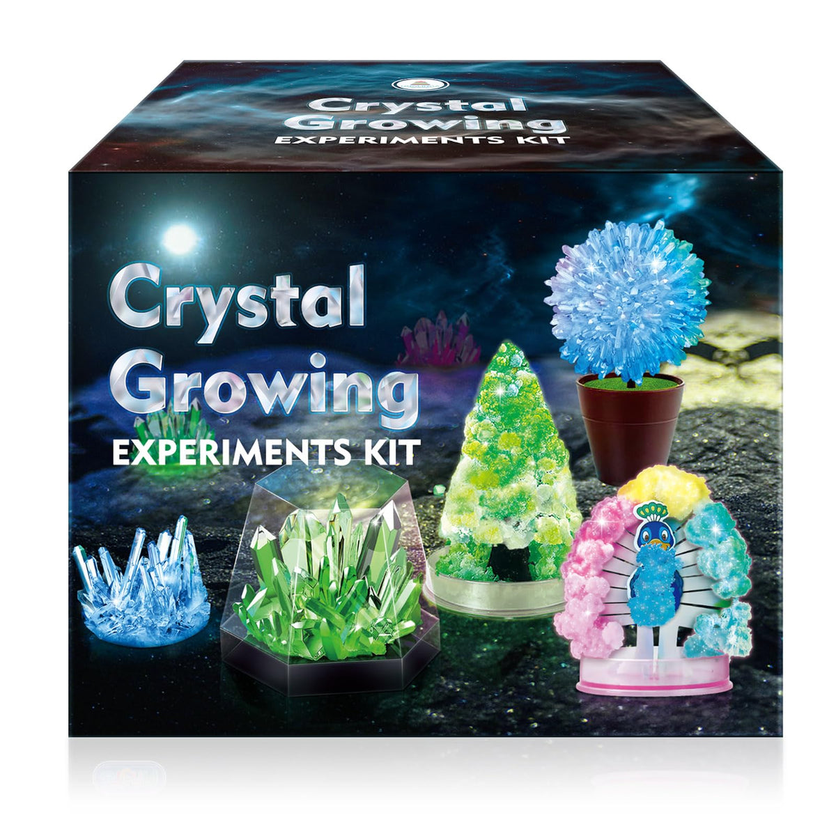 UNGLINGA Crystal Growing Experiment Kit for Kids – STEM Science Toys & Gifts