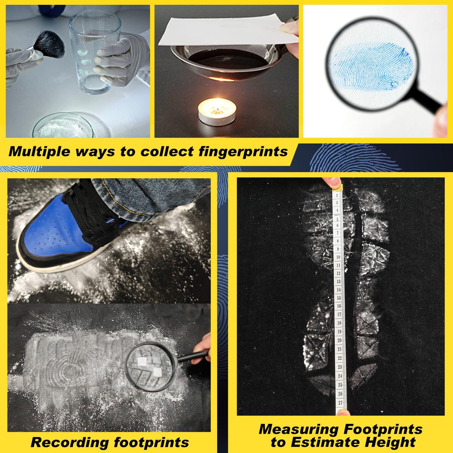 UNGLINGA Kids Spy Kit Detective Set – 20+ STEM Activities for Curious Kids (Ages 5+)