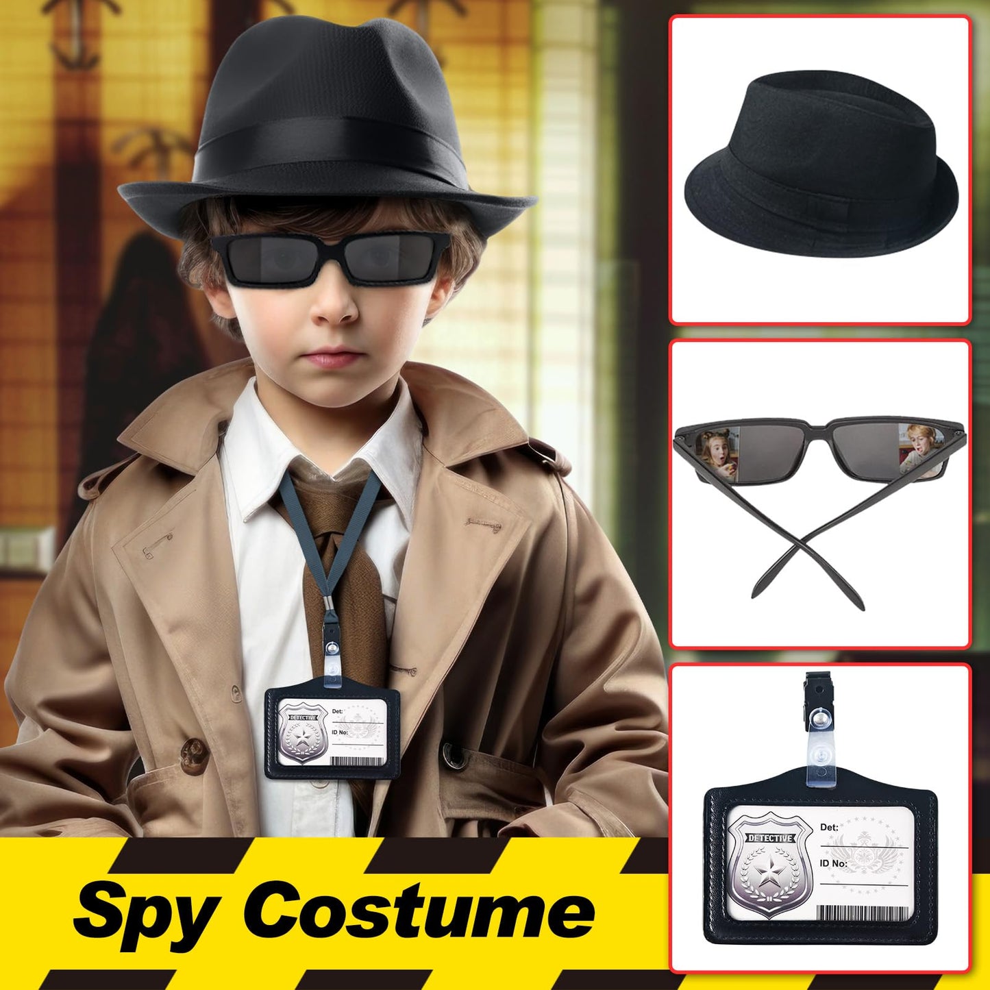 UNGLINGA Kids Spy Kit Detective Set – 20+ STEM Activities for Curious Kids (Ages 5+)