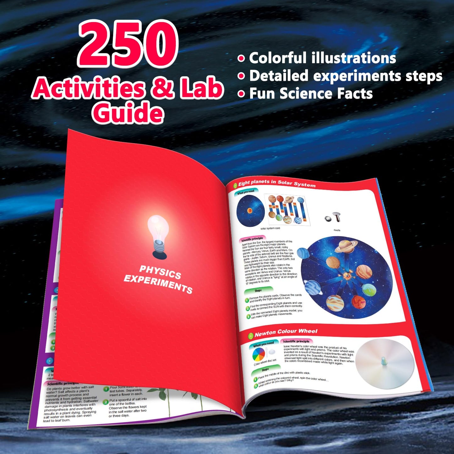 UNGLINGA 250+ Science Experiments Kit for Kids | STEM Chemistry Set & Volcano Lab