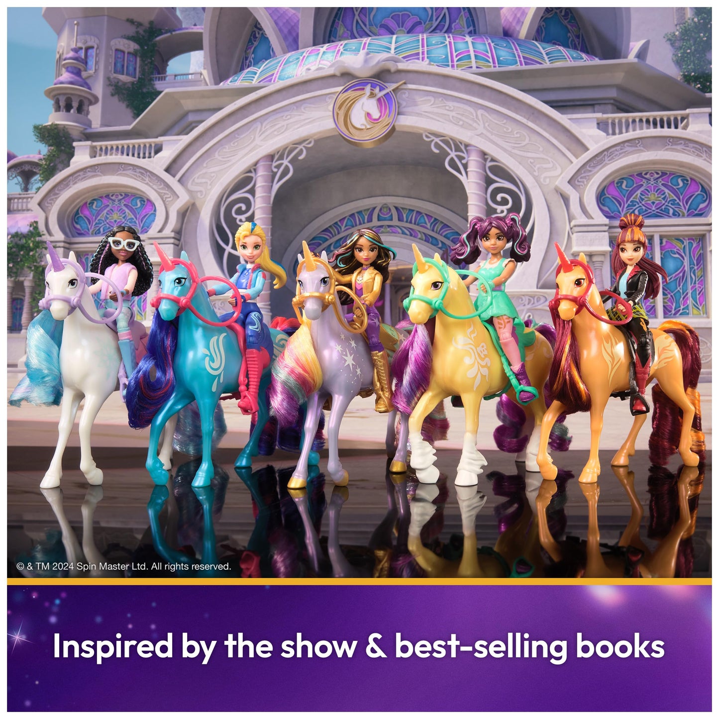 Unicorn Academy Layla & Glacier Set – Dolls & Unicorn Toys with Accessories & Hair Tool (Ages 4+)