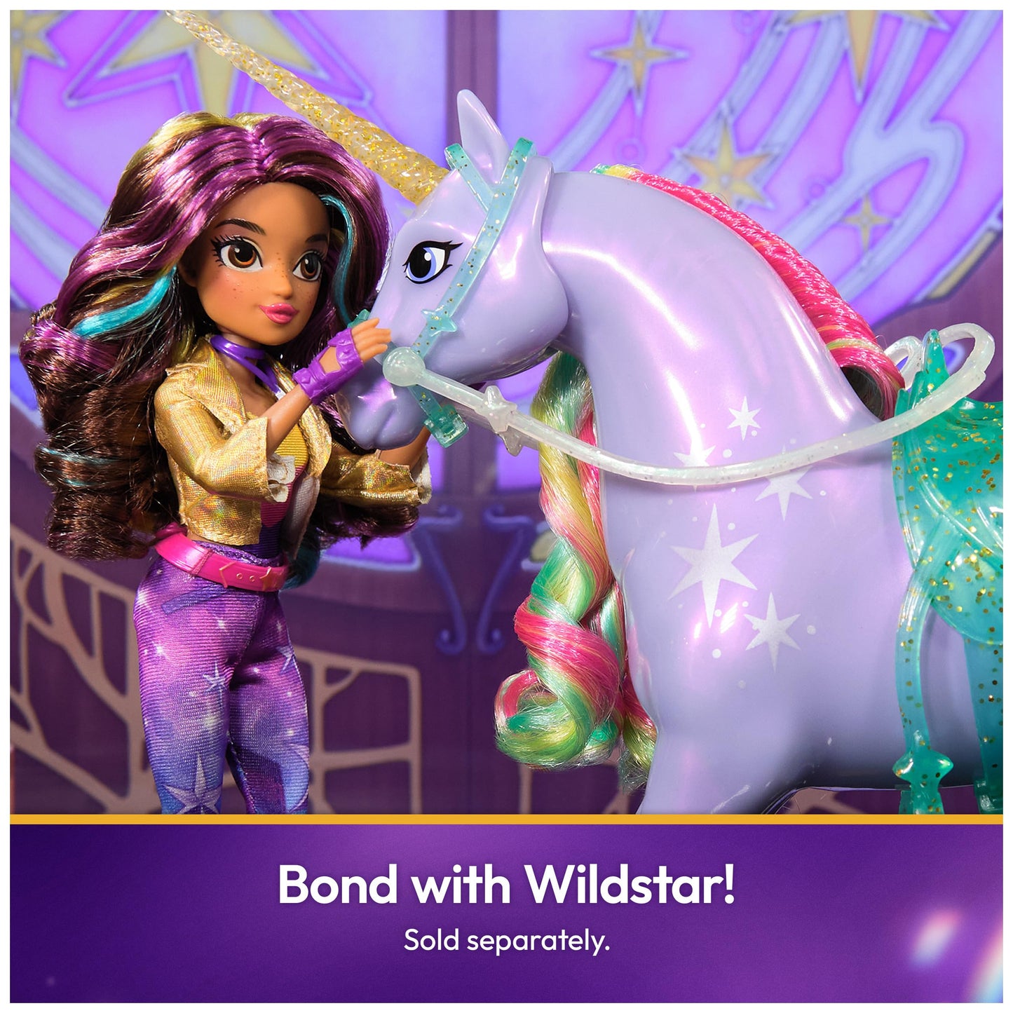 Unicorn Academy Sophia Doll – Power of Friendship, Guitar & 6 Fashion Accessories, 9.5-Inch