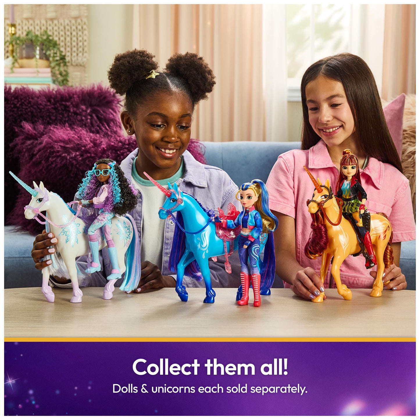 Unicorn Academy Sophia Doll – Power of Friendship, Guitar & 6 Fashion Accessories, 9.5-Inch