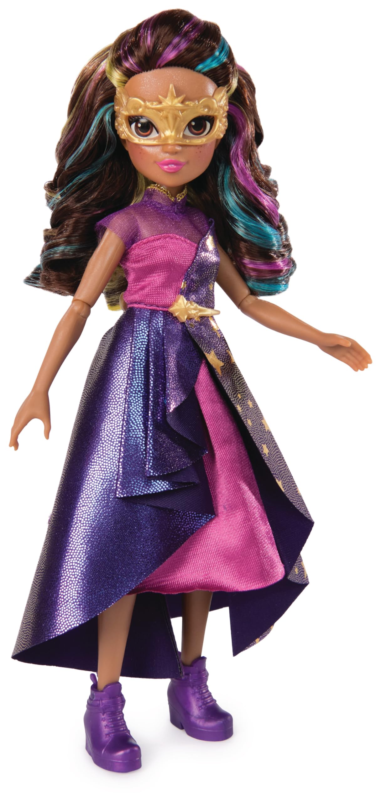 Unicorn Academy Sophia Masquerade Ball Doll – 9 Accessories, 9.5-Inch