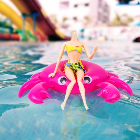 UNICORN ELEMENT 9 Pcs Doll Swim Accessories for 11.5-Inch Dolls – Pool Floaties & Drink Holder