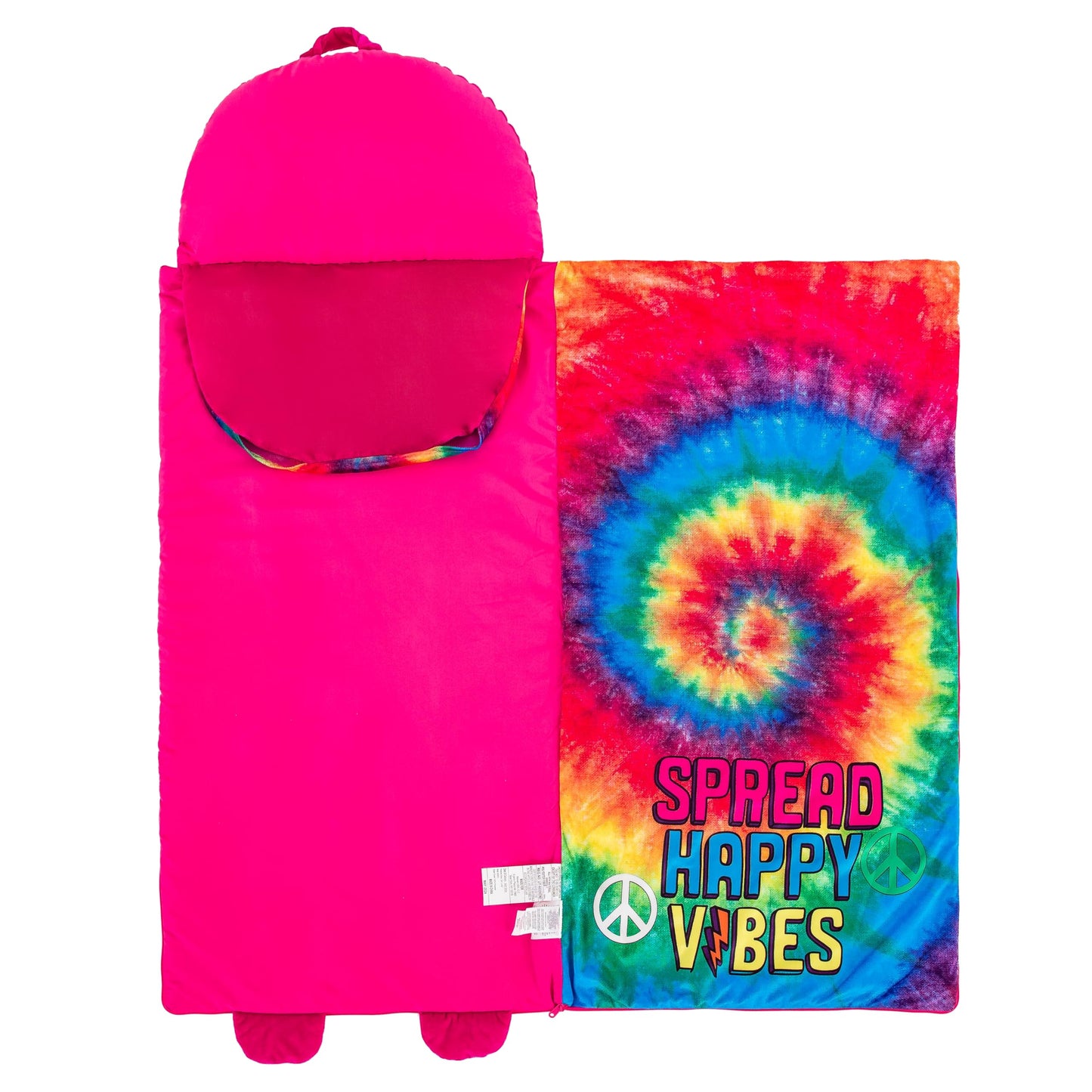 Unicorns & Robots Tie-Dye Nap Mat for Daycare & Preschool – Cozy Nap Buddies for Ages 3+