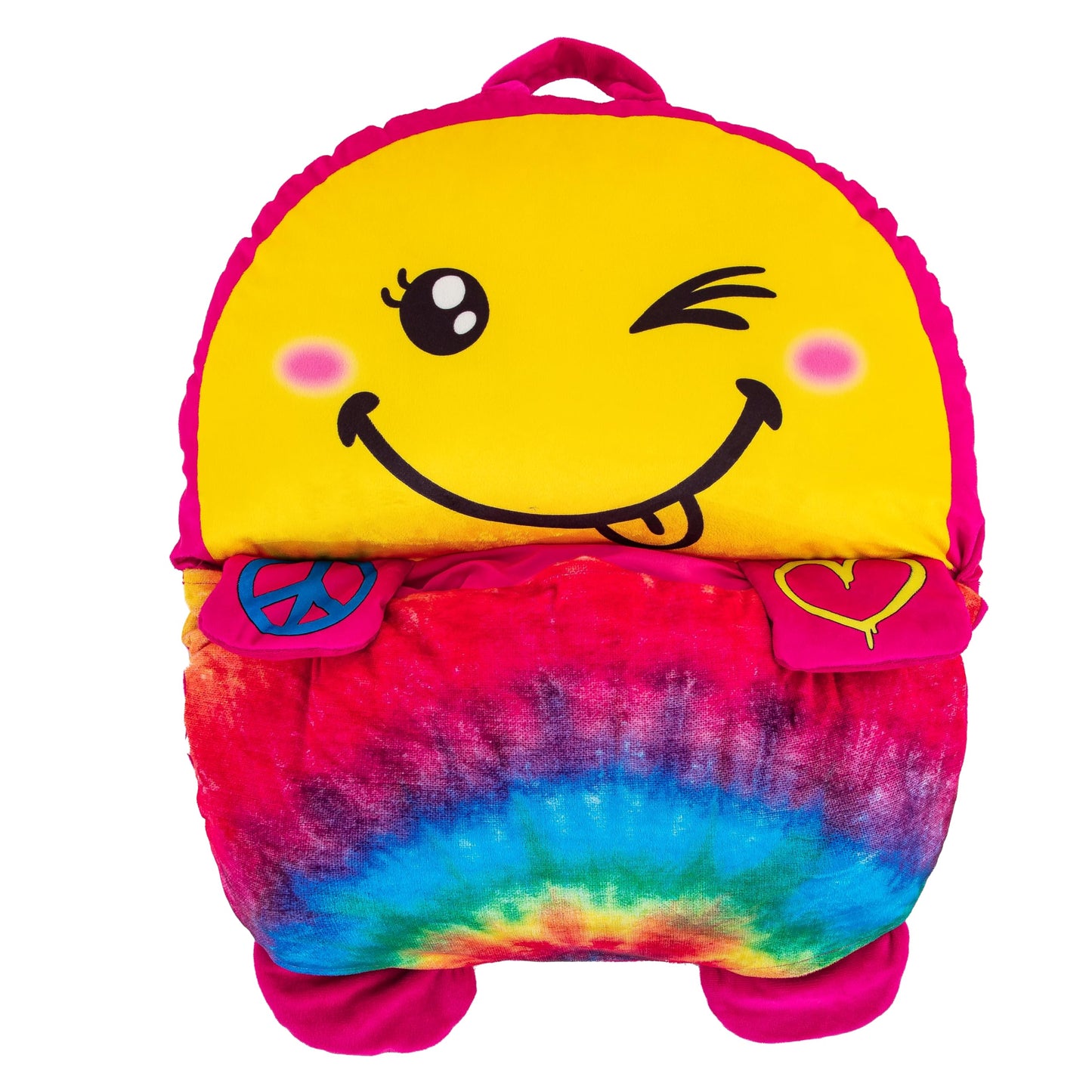 Unicorns & Robots Tie-Dye Nap Mat for Daycare & Preschool – Cozy Nap Buddies for Ages 3+