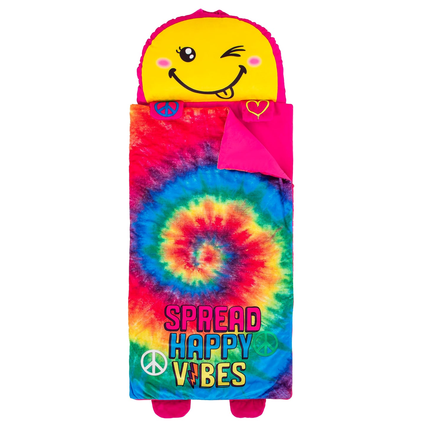 Unicorns & Robots Tie-Dye Nap Mat for Daycare & Preschool – Cozy Nap Buddies for Ages 3+