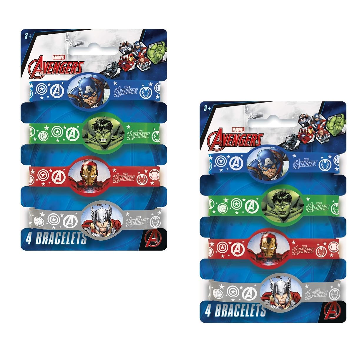 Unique Avengers Birthday Party Supplies Favor Bundle – 8 Loot Bags, 8 Bracelets, 8 Pencils, 12 Tattoos, 24 Stickers