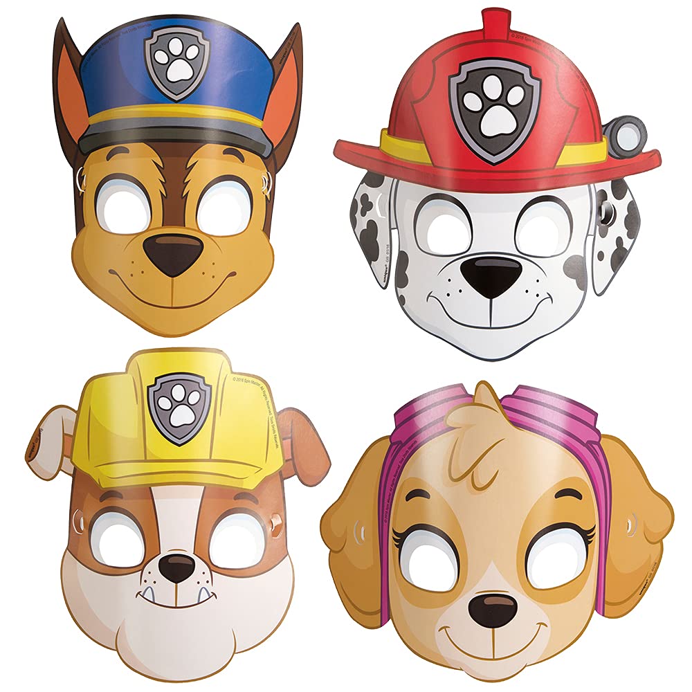 Unique Paw Patrol Party Masks (8 Pack) – Durable, Fun Favors for Kids' Themed Parties