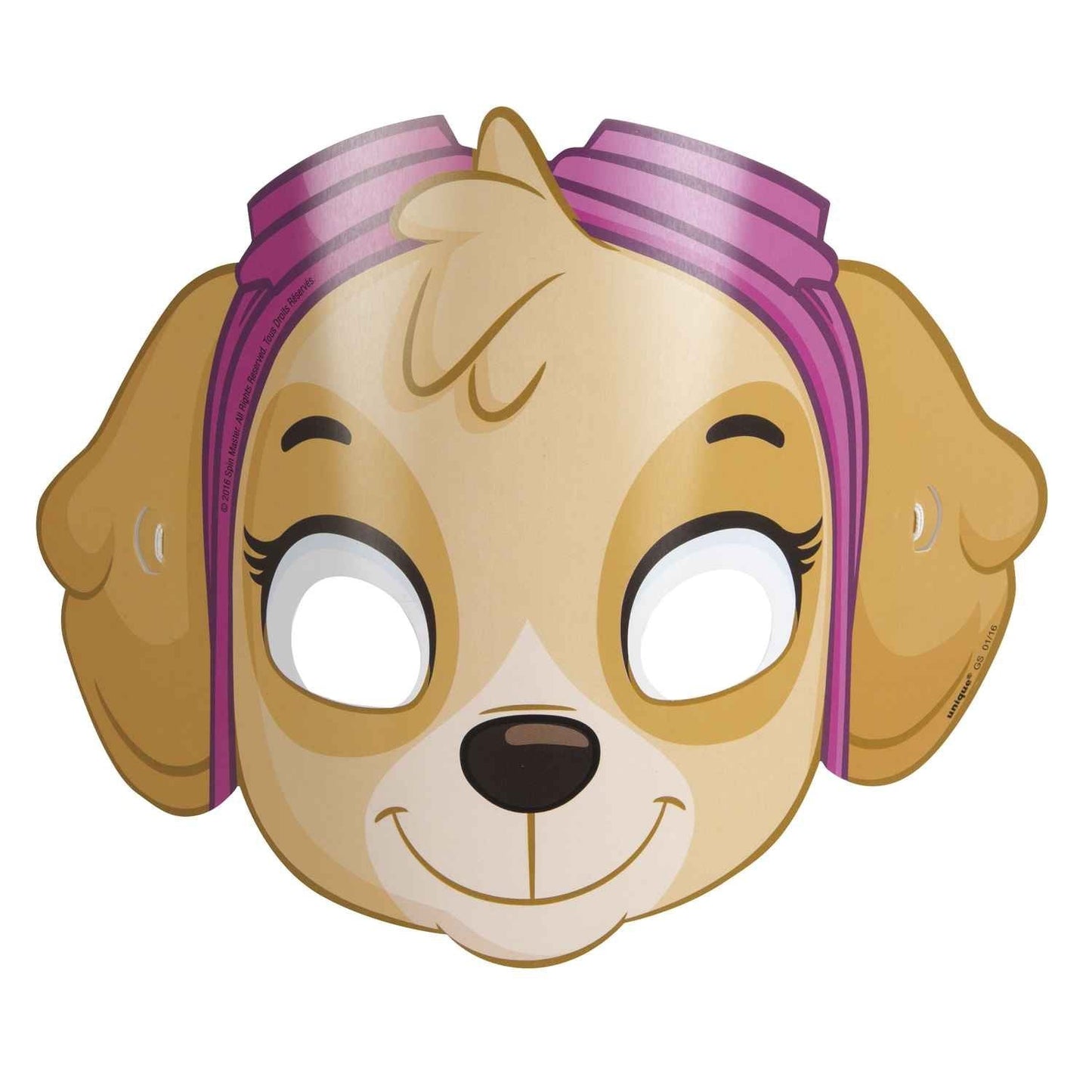 Unique Paw Patrol Party Masks (8 Pack) – Durable, Fun Favors for Kids' Themed Parties