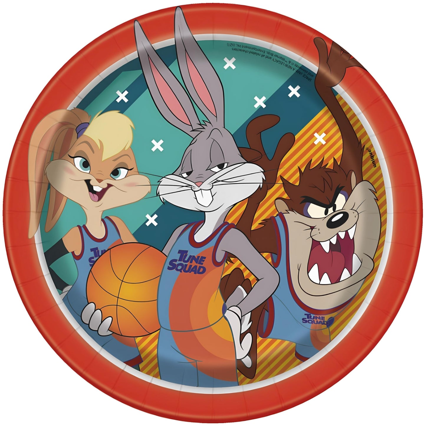 Unique 20924/U Space Jam Disposable Dessert Plates – 7-Inch, Pack of 8