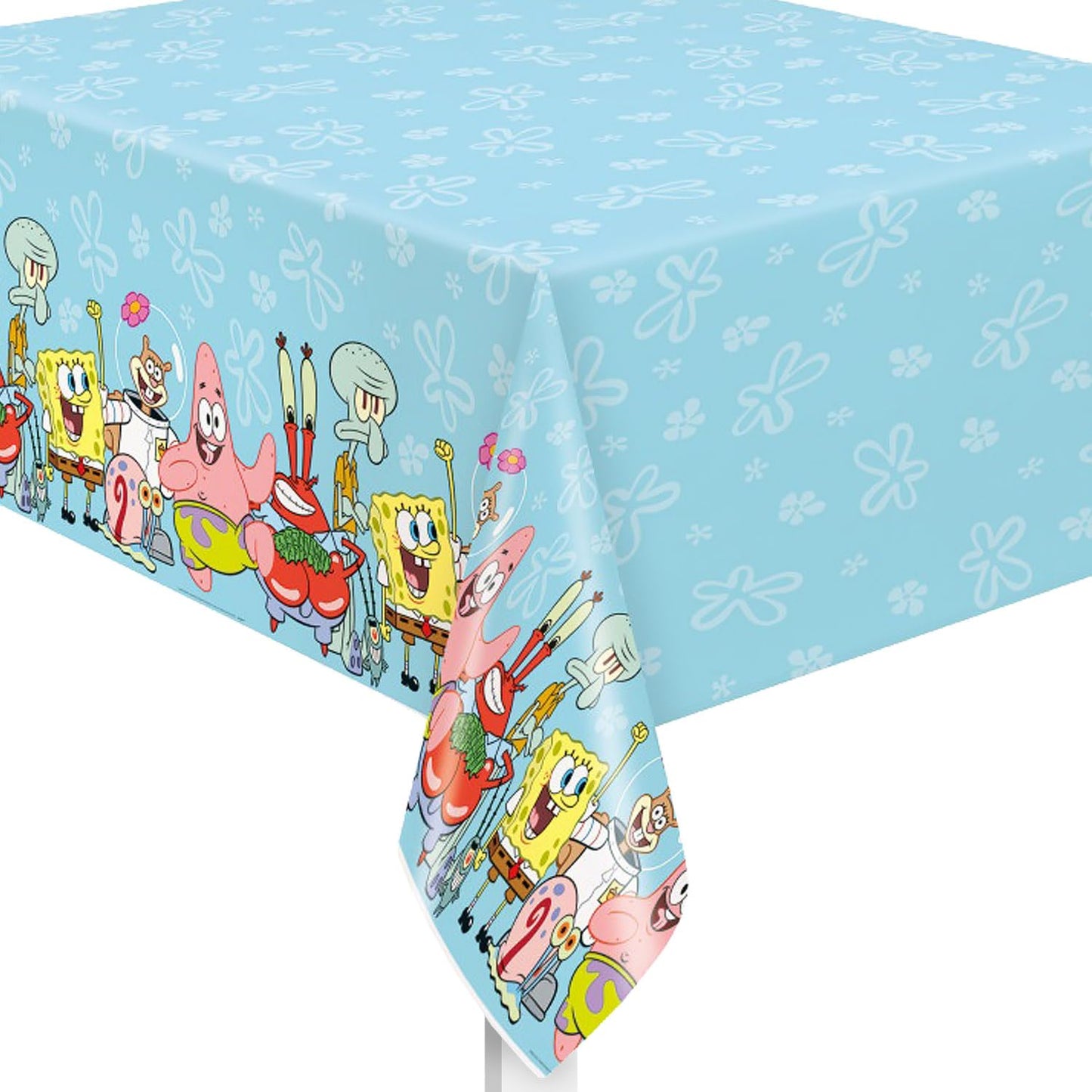 Unique SpongeBob Table Cover 54x84 Plastic — Kids Birthday Party