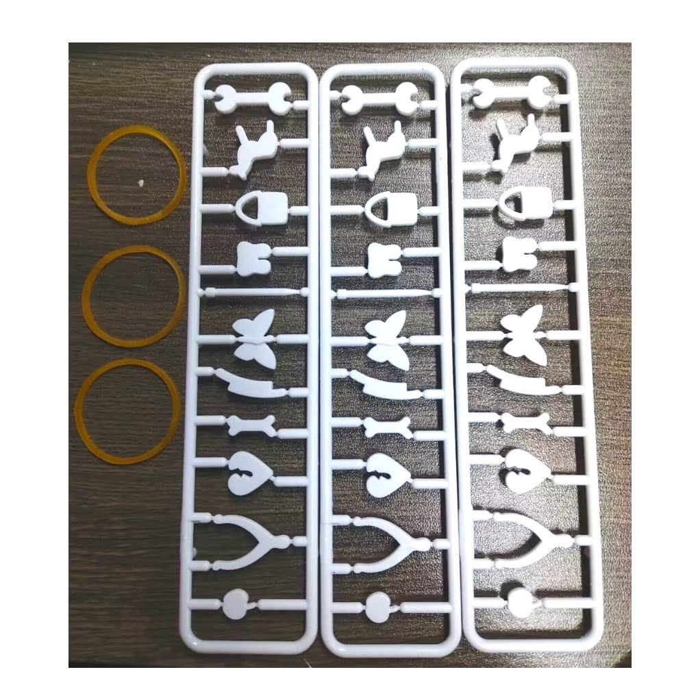 Uniqwamo 3 Sets Replacement Game Pieces for Operation Skill – 12 Pieces + Zipper Bag