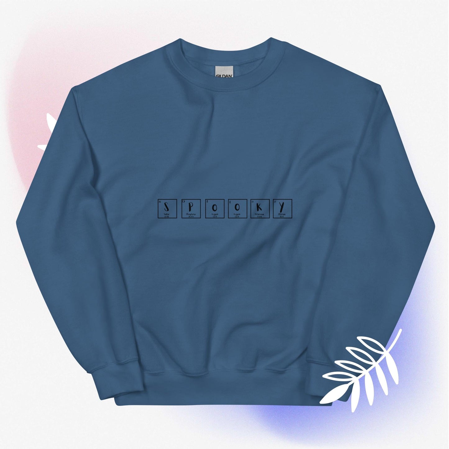Spooky science periodic table Halloween sweatshirt jumper