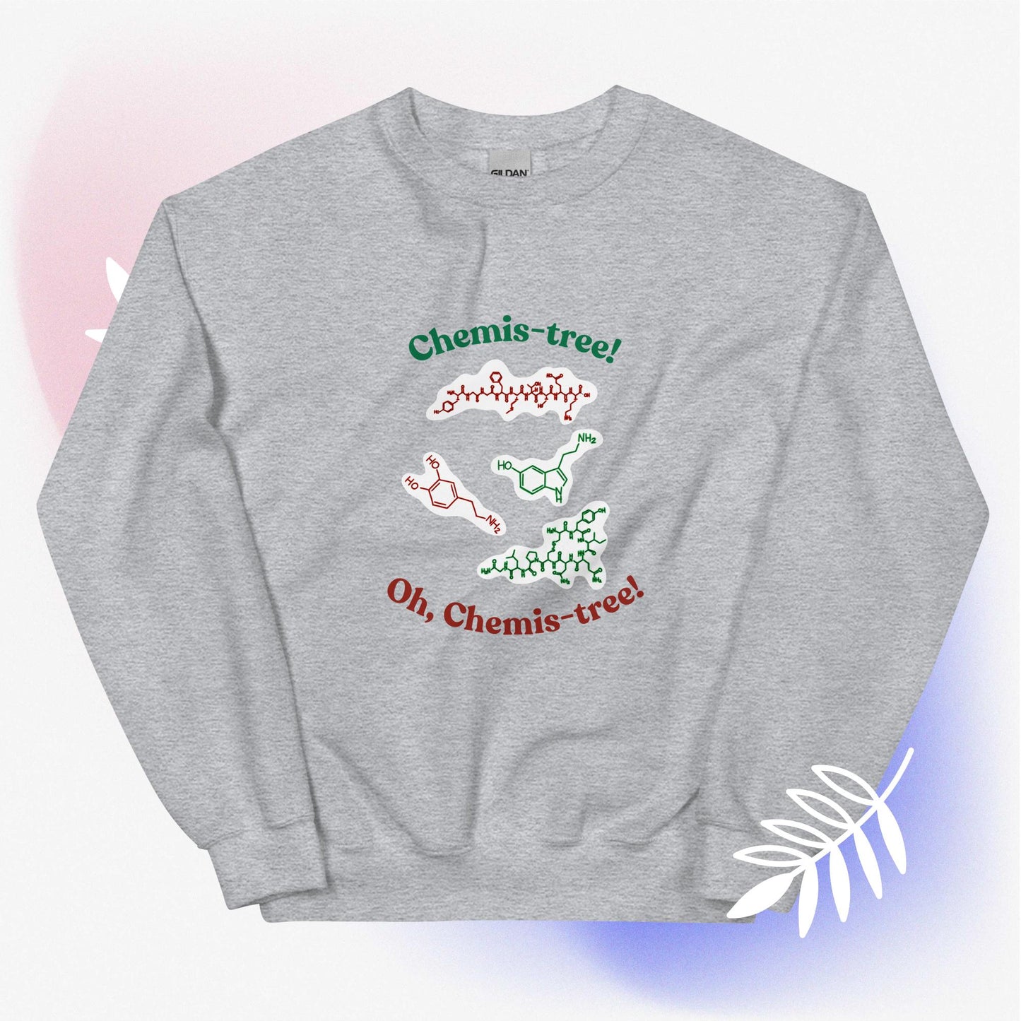 Chemis-tree chemistry science Christmas sweatshirt
