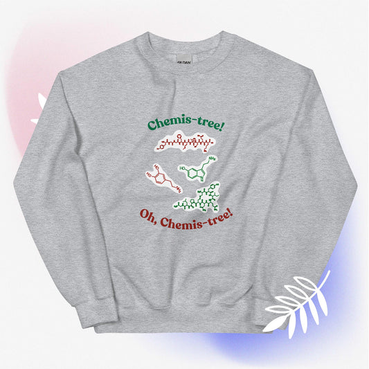 Chemis-tree chemistry science Christmas sweatshirt