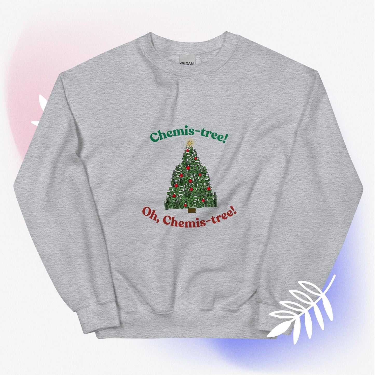 Chemis-tree chemistry Christmas sweatshirt