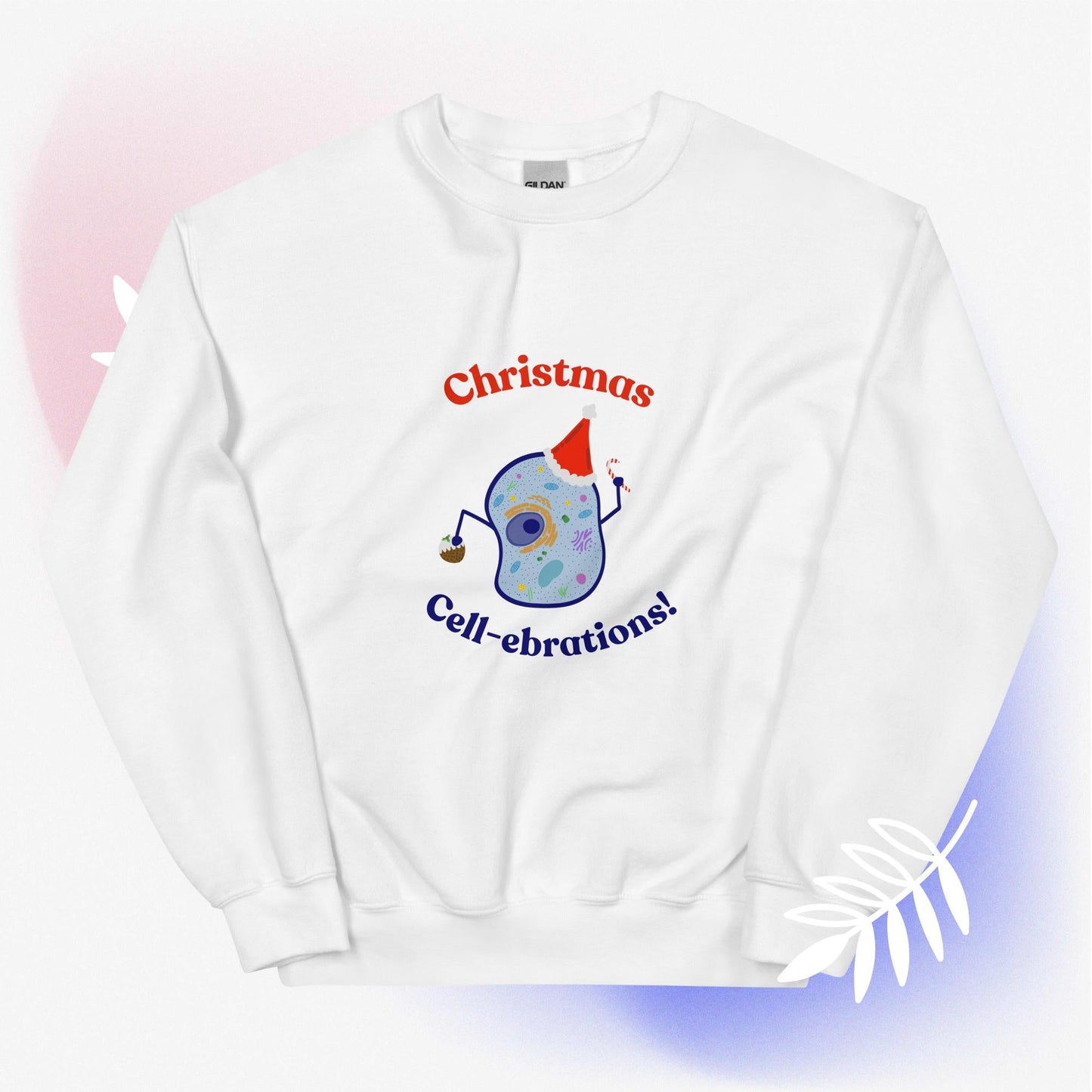 Christmas cell-ebrations biology science Christmas sweatshirt jumper