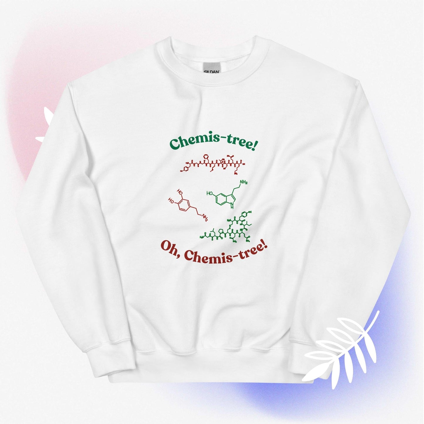 Chemis-tree chemistry science Christmas sweatshirt