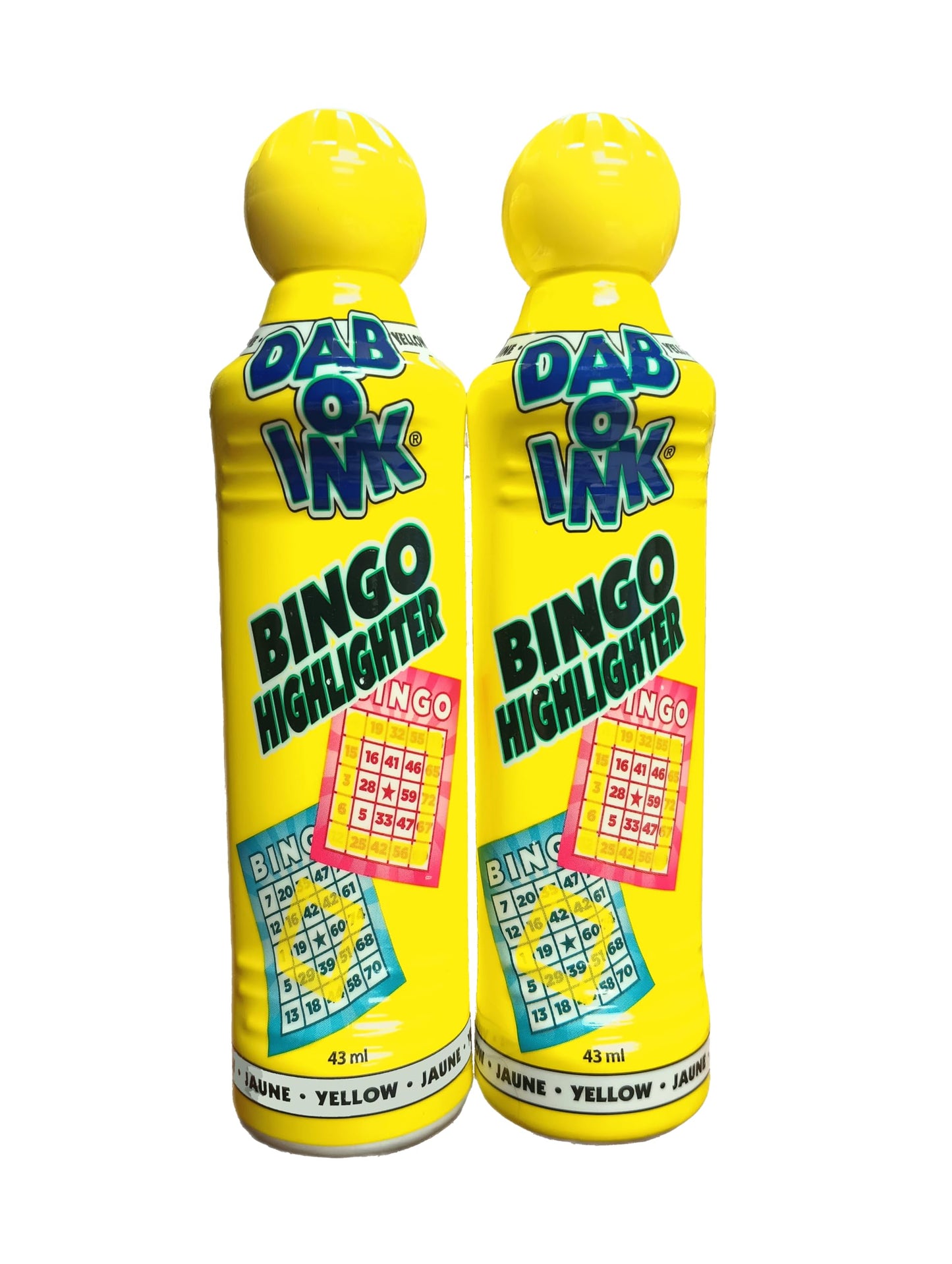 United Novelty Dab O Ink Yellow Highlighter Bingo Dauber – 2 Pack