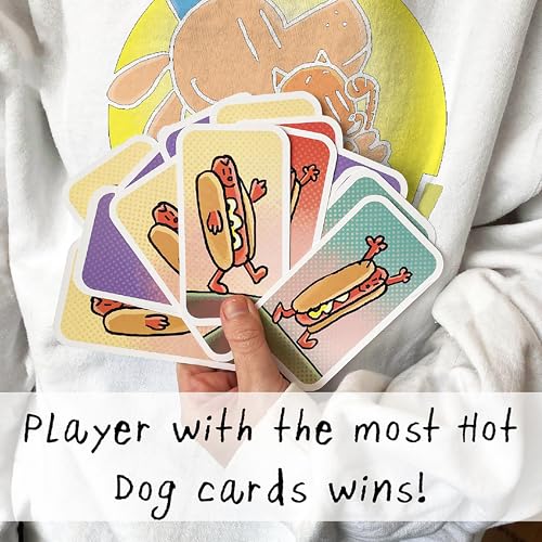 Dog Man Hot Dog Card Game in Tin – Fast-Paced Family Card Game by University Games (Ages 5+)