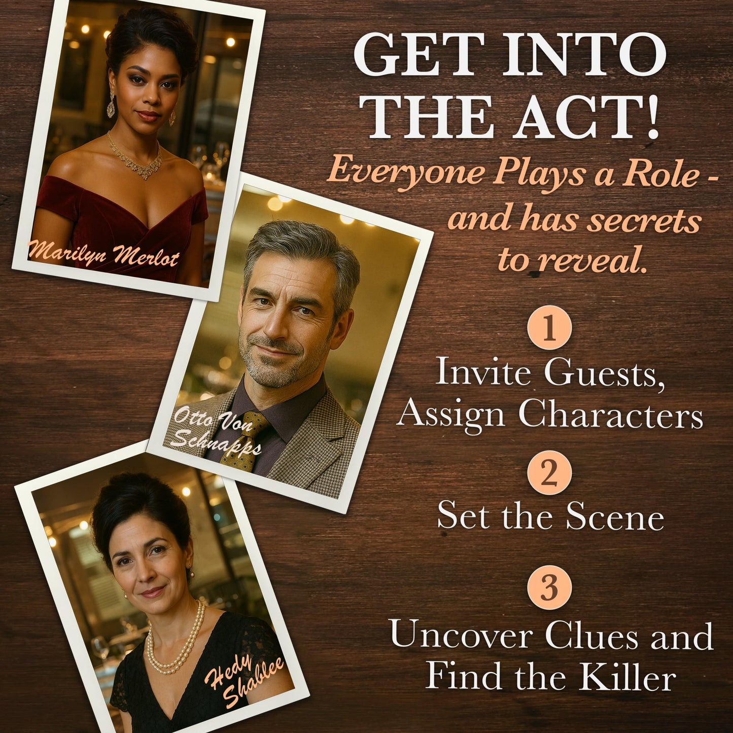 University Games | Murder Mystery Party: A Taste for Wine & Murder – Host Your Own Night of Intrigue