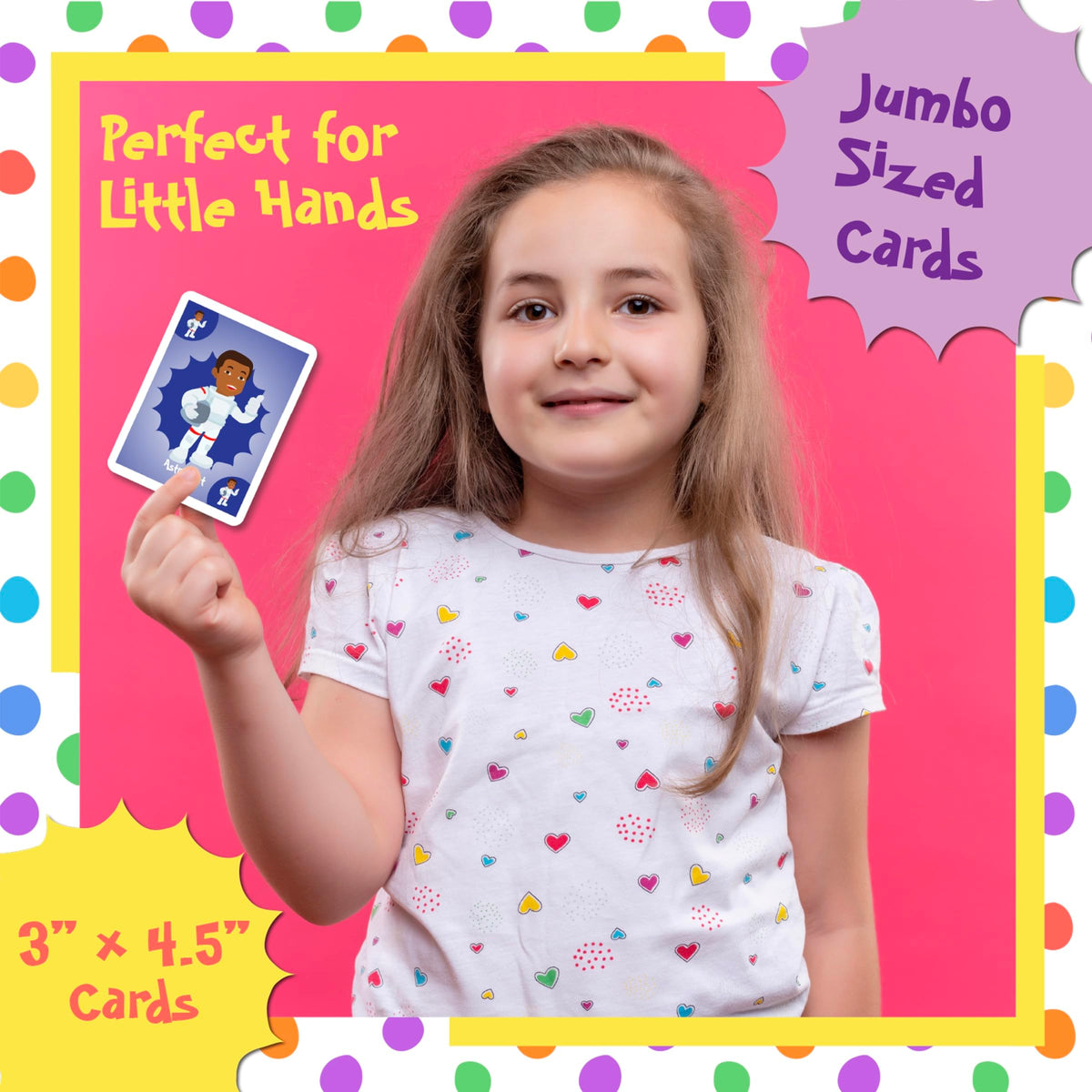 University Games Old Maid Card Game – Jumbo Cards, Colorful Characters for Kids 4+